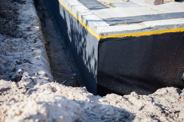 Residential Waterproofing installation at a Frazeysburg, OH home by SJ Waterproofing Pros